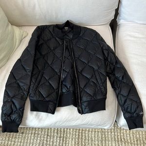 Alo Puffer Bomber Jacket